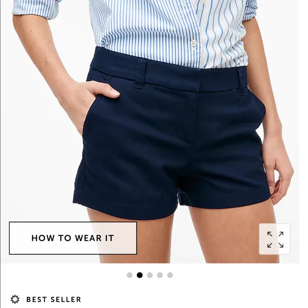 J.Crew Factory Navy Chino Shorts